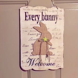 🌺 5 for $20 🌺 
Bunny Welcome Sign